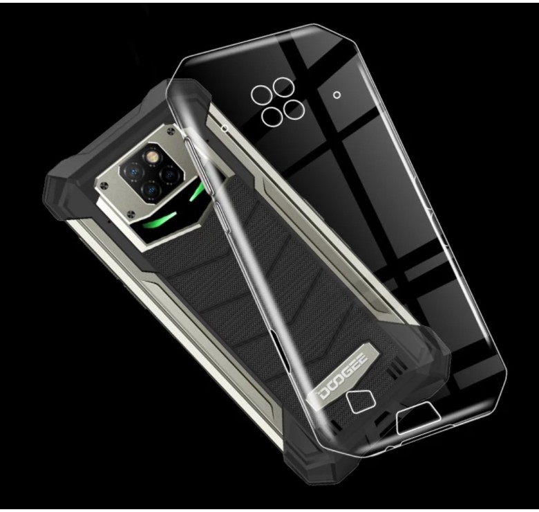 Силіконова накладка (бампер) для смартфона Doogee S88 Pro Прозорий