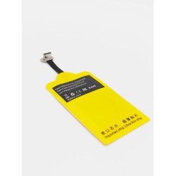 Універсальний ресивер (приймач) для безпровідної зарядки до 1.5 А Type C Жовтий