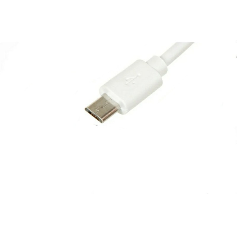 Micro USB кабель для захищених смартфонів 8 мм 2A 100 см. Білий