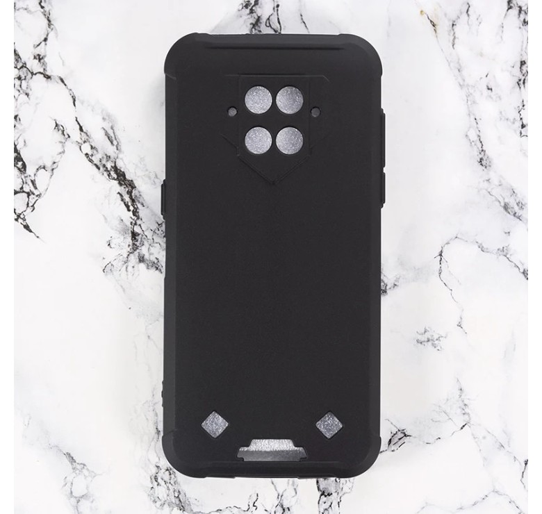 Силиконова накладка (бампер) для смартфона Blackview BV9800 (окремі вирізи для камер) Чорний