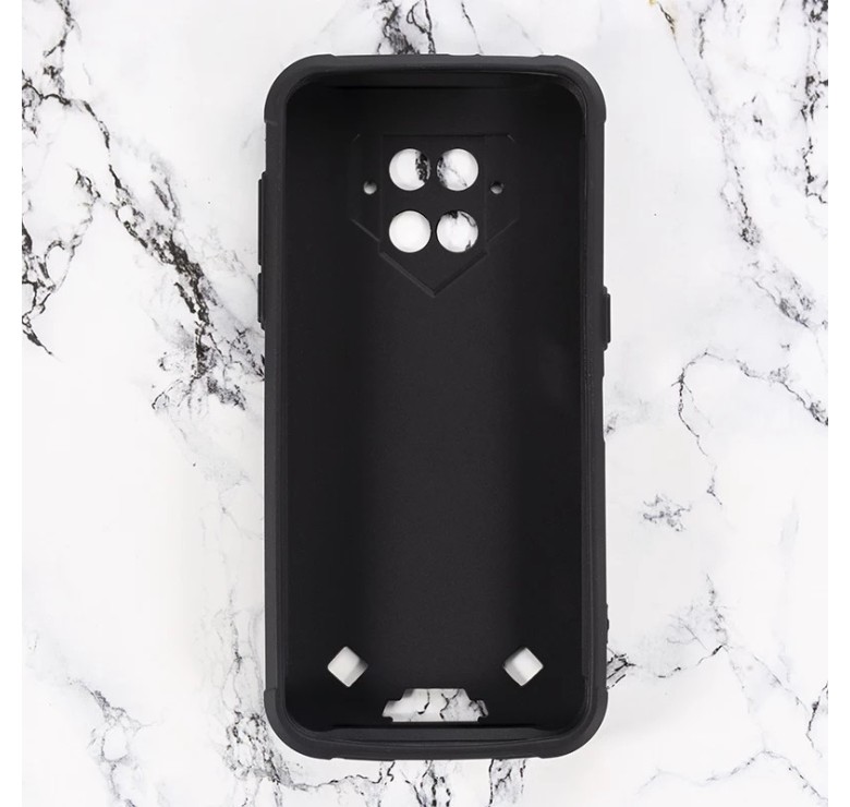 Силиконова накладка (бампер) для смартфона Blackview BV9800 (окремі вирізи для камер) Чорний