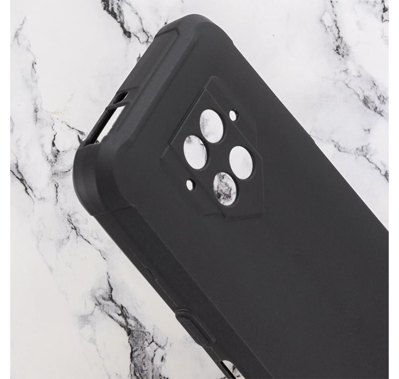 Силиконова накладка (бампер) для смартфона Blackview BV9800 (окремі вирізи для камер) Чорний