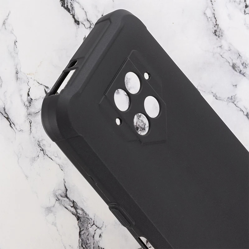 Силиконова накладка (бампер) для смартфона Blackview BV9800 (окремі вирізи для камер) Чорний