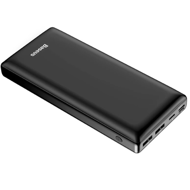 Зарядний пристрій Power Bank Baseus Швидка зарядка 30000 mAh Чорний