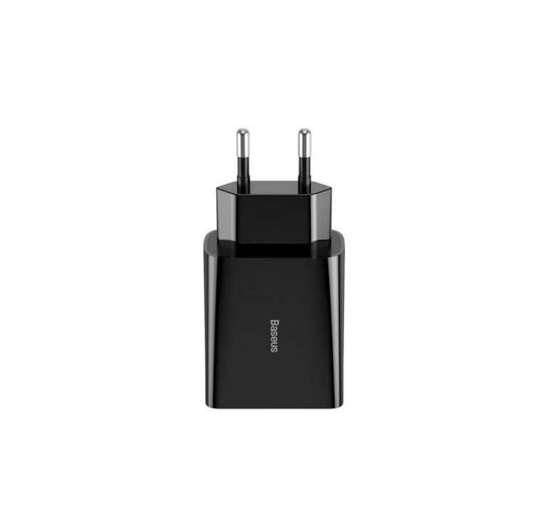 Оригінальний зарядний USB блок живлення Baseus швидка зарядка Quick Charge 3.0 Чорний