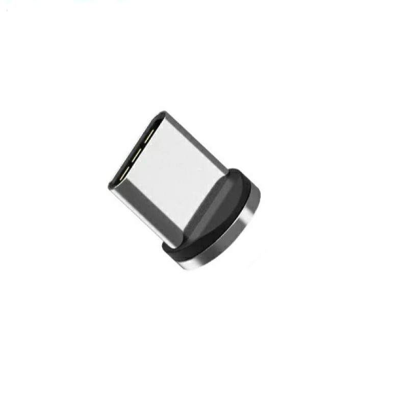 Магнітний кабель USB Type-C TOPK Світитись (Зеленим) для швидкої зарядки 3.0 Зелений