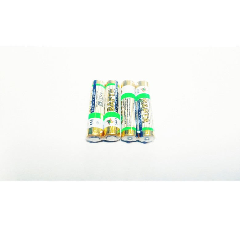 Батарейка ВАРТА Alkaline AAA 1.5V (міні пальчик) 4 штуки
