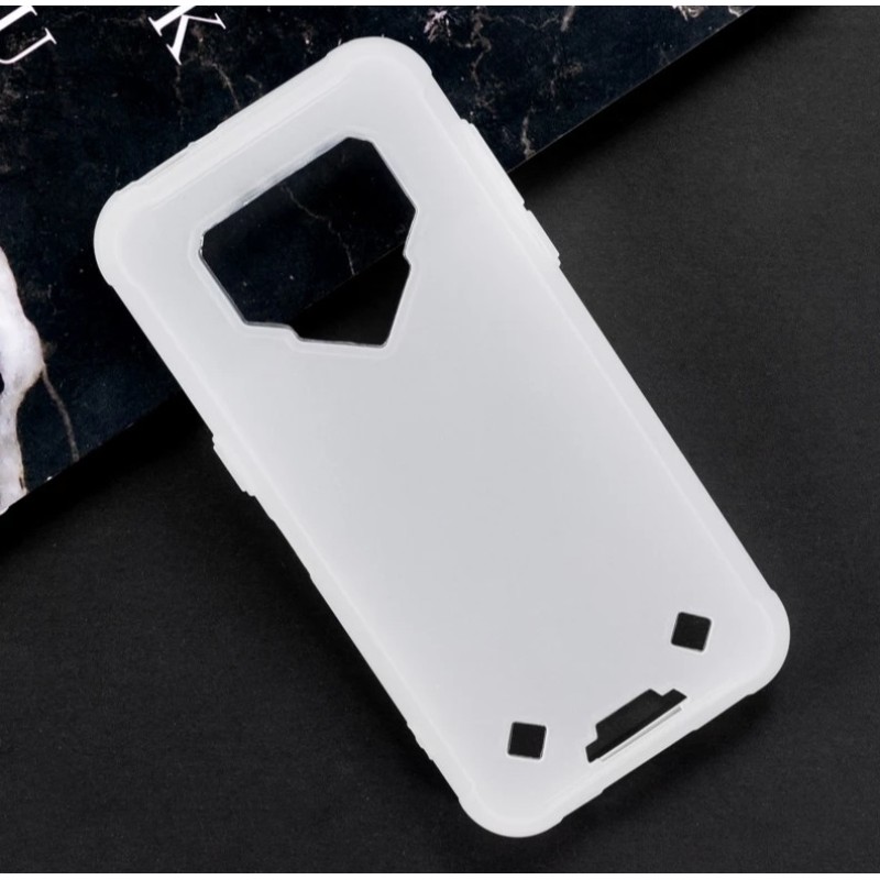 Силіконова накладка (бампер) для смартфона Blackview BV9800 (загальний виріз для камер) Білий Матовий