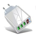 Оригинальной зарядной блок питания Elough с дисплеем на 3 USB быстрая зарядка 5V 3.1A Белый