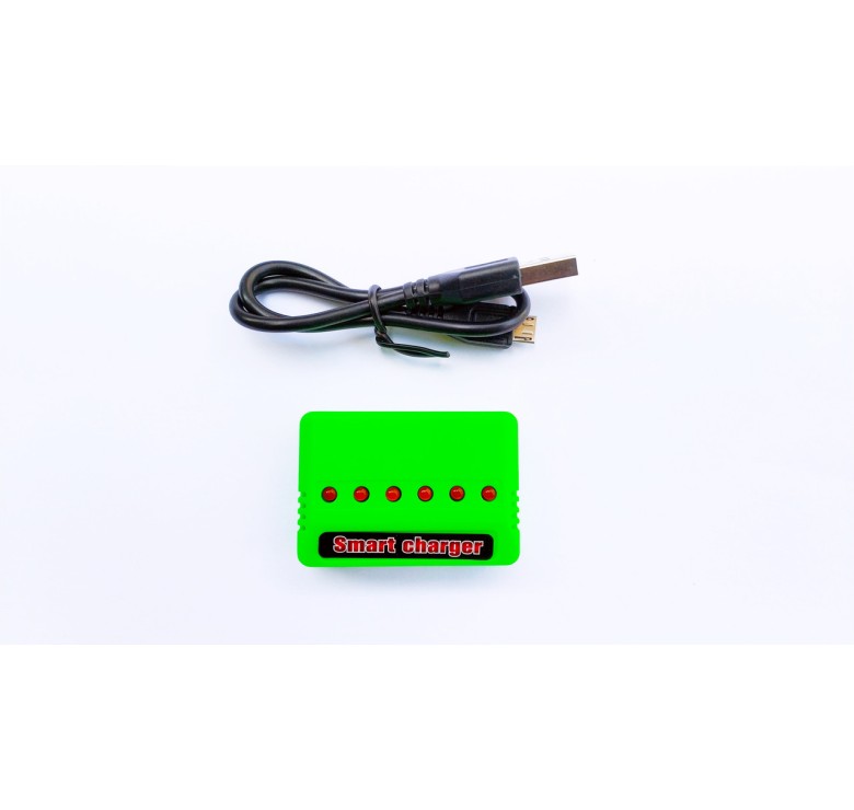 Зарядное USB устройство 6 в 1 для квадрокоптера Syma X5HW X5HC X5UC X5UW Зеленый