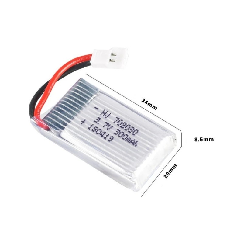 Акумулятор для квадрокоптера Syma X11C FY530 RC 300 mAh 3,7 V