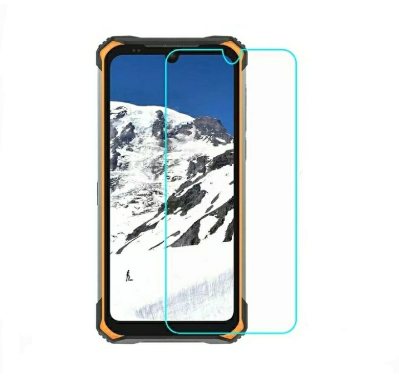 Закаленное защитное стекло на Doogee S86 Pro Прозрачное