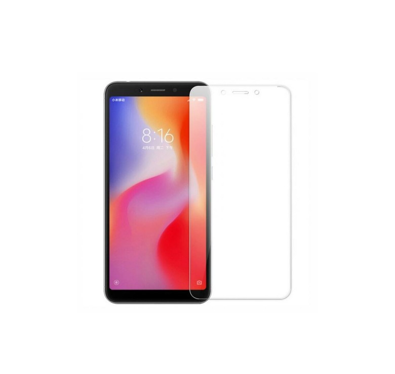 Закаленное защитное стекло на Xiaomi Redmi 6A (отдельные вырезы) Прозрачное
