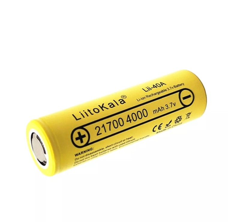 Аккумулятор LiitoKala 21700 4000 mAh Li-ion 3.7 V