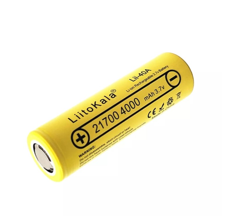 Аккумулятор LiitoKala 21700 4000 mAh Li-ion 3.7 V