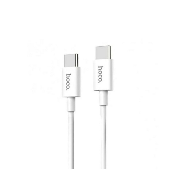 Кабель Hoco. Type-C на Type-C для смартфонів 1 метр Білий
