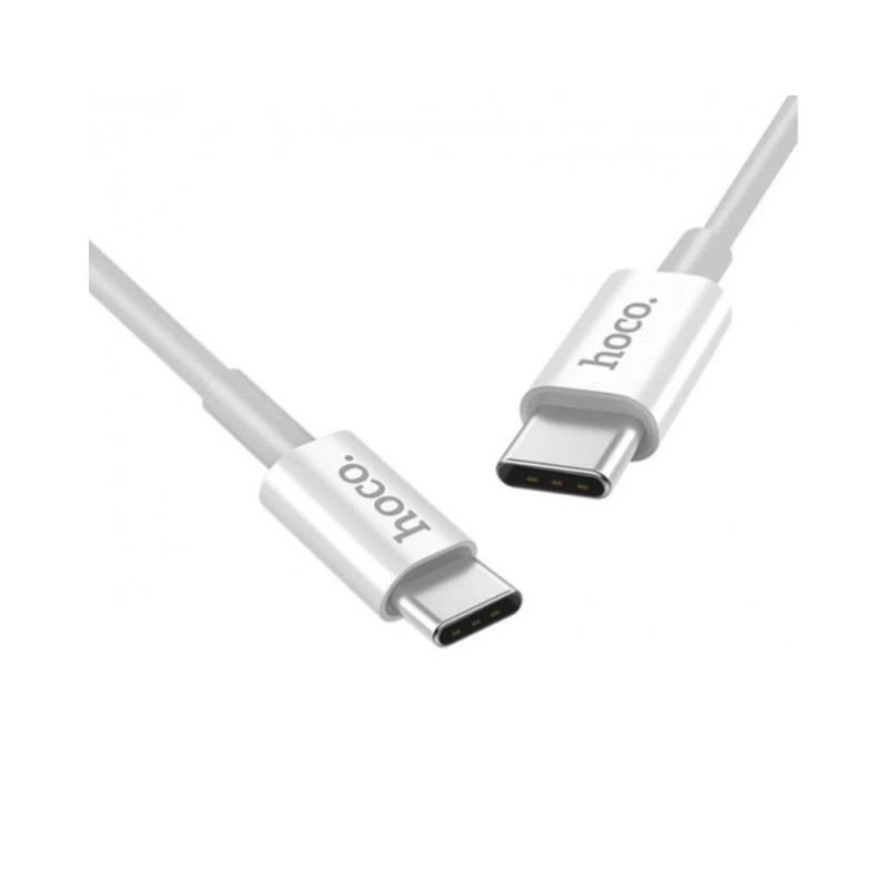 Кабель Hoco. Type-C на Type-C для смартфонів 1 метр Білий