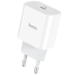 Блок питания hoco. C76A Plus Быстрая зарядка Quick Charge 3.0 2.0 Type-C 20W Белый