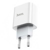 Блок питания hoco. C76A Plus Быстрая зарядка Quick Charge 3.0 2.0 Type-C 20W Белый