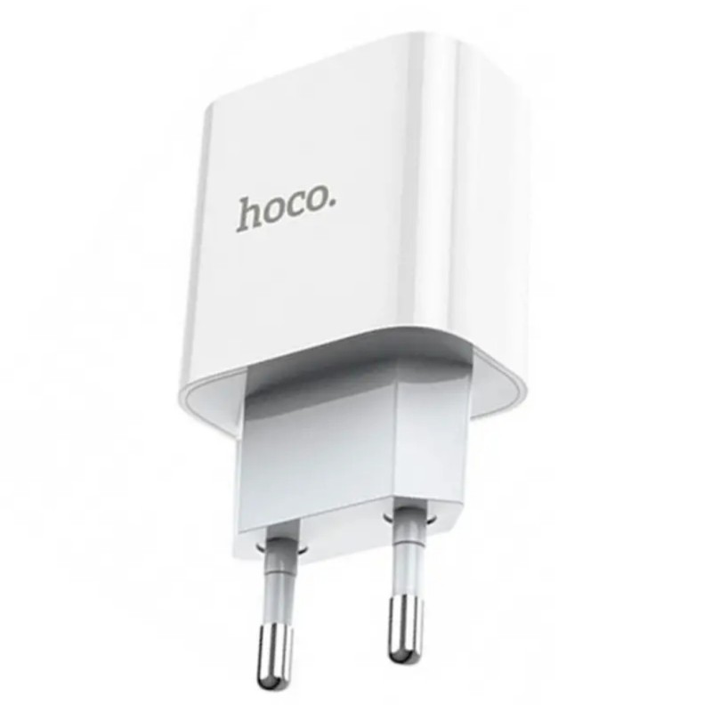 Блок живлення Hoco. C76A Plus Швидка зарядка Quick Charge 3.0 2.0 Type-C 20W Білий