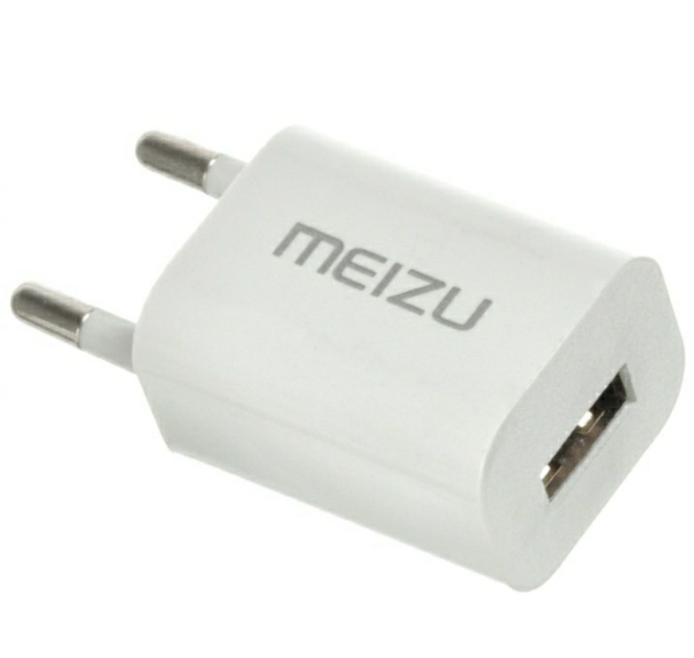Зарядный блок питания USB Meizu ZH-GF637 5 Вольт 1 Ампер Белый