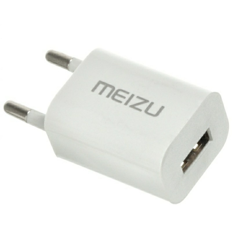 Зарядний блок живлення USB Meizu ZH-GF637 5 Вольт 1 Ампер Білий
