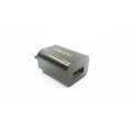 Зарядный блок питания USB Meizu ZH-GF637 5 Вольт 1 Ампер Черный