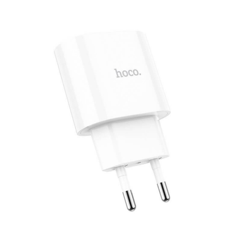 Блок живлення Hoco. C95A Quick Charge 3.0 18W + Type-C PD20W Білий
