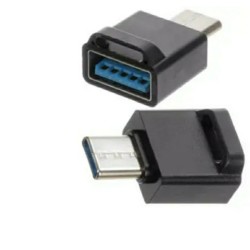 OTG Перехідник USB Type-C 3.0 для карт пам'яті з вушком Чорний