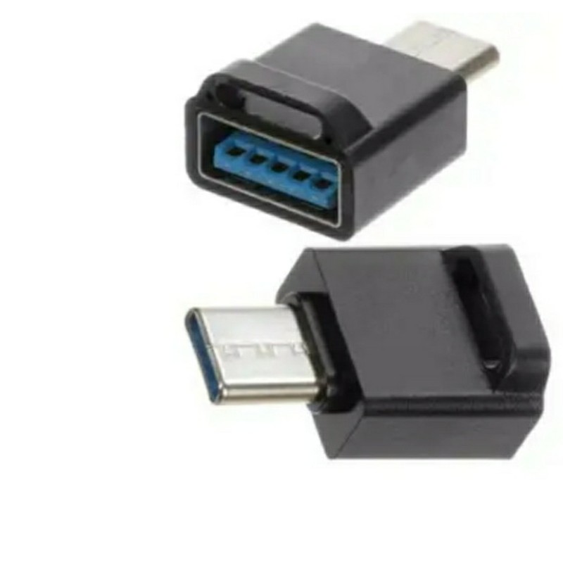 OTG Перехідник USB Type-C 3.0 для карт пам'яті з вушком Чорний