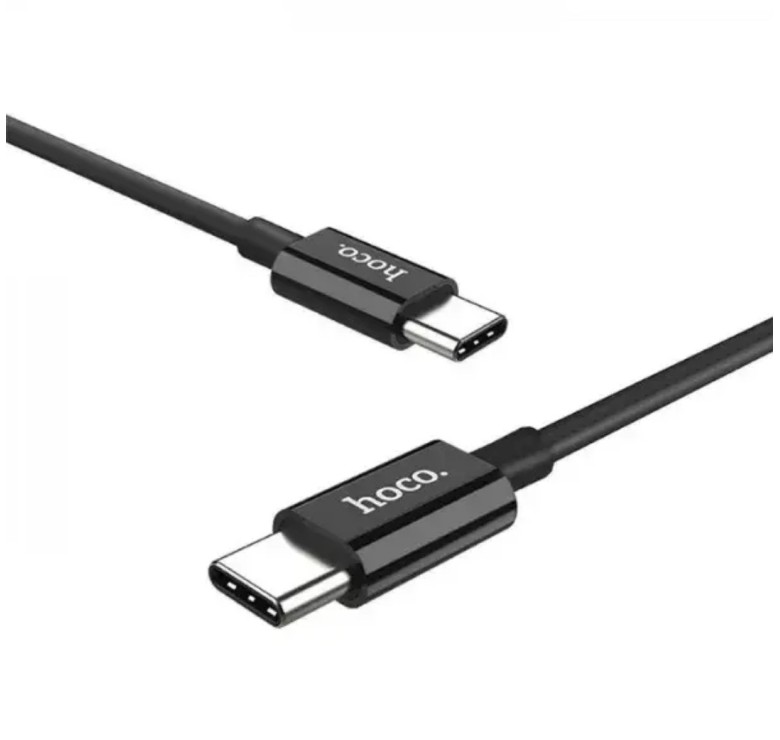 Кабель Hoco X23 Type-C на Type-C для смартфонів 1 метр Чорний