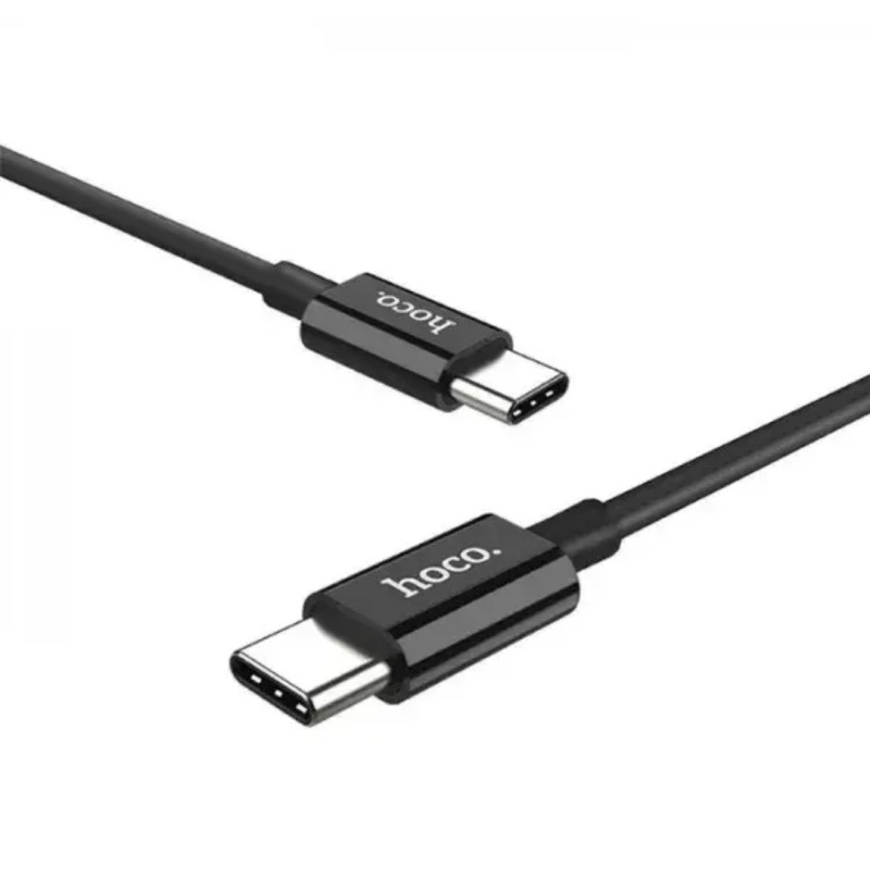 Кабель Hoco X23 Type-C на Type-C для смартфонів 1 метр Чорний