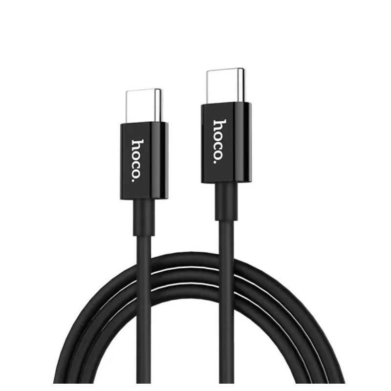 Кабель Hoco X23 Type-C на Type-C для смартфонів 1 метр Чорний