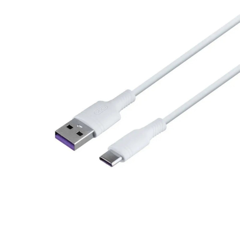 Блок живлення XO-L81A з кабелем Type-C Швидке заряджання Quick Charge 3.0 USB 18W + Type C (PD 20W) Білий