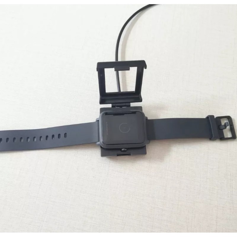 Зарядный USB кабель на умные часы Amazfit Bip S A1805 A1916 1 метр Черный