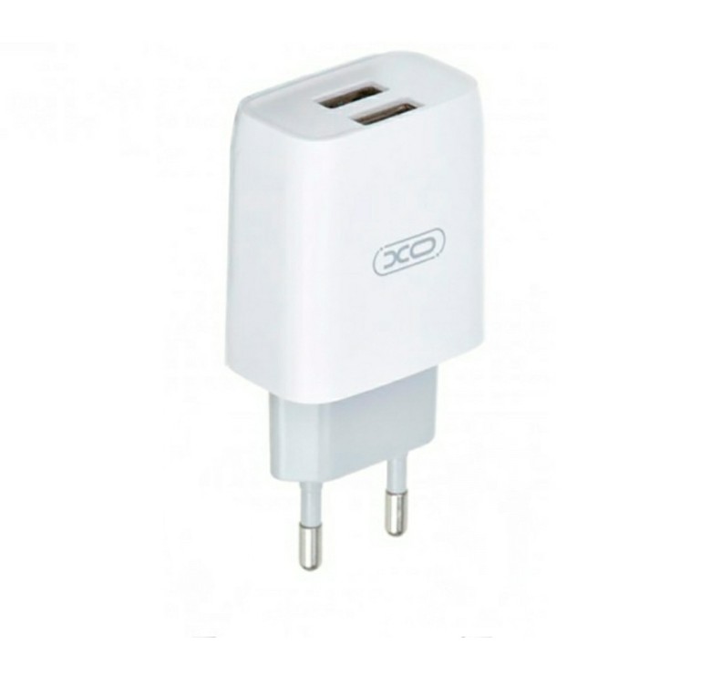 Оригинальный блок питания XO-L57 с кабелем lightning для Iphone 5 вольт 2.4 Ампера 2 USB Белый
