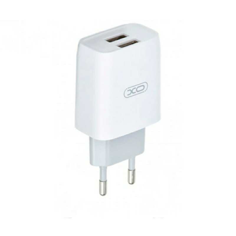 Оригінальний блок живлення XO-L57 з кабелем lightning для Iphone 5 вольт 2.4 Ампера 2 USB Білий