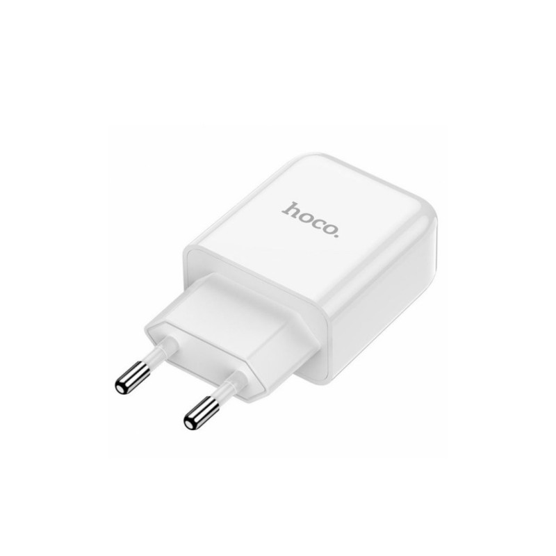 Оригинальный блок питания Hoco. N2 / 5 вольт / 2.1 / Ампера / Белый