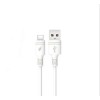Кабель XO Type-C – USB для смартфонів / Швидка зарядка 3 ампера / 1 метр / Білий