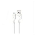 Кабель XO Type-C – USB для смартфонів / Швидка зарядка 3 ампера / 1 метр / Білий