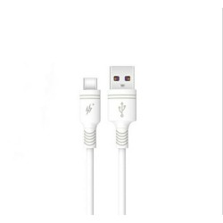 Кабель XO Type-C – USB для смартфонів / Швидка зарядка 3 ампера / 1 метр / Білий