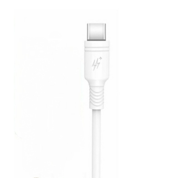 Кабель XO Type-C – USB для смартфонів / Швидка зарядка 3 ампера / 1 метр / Білий