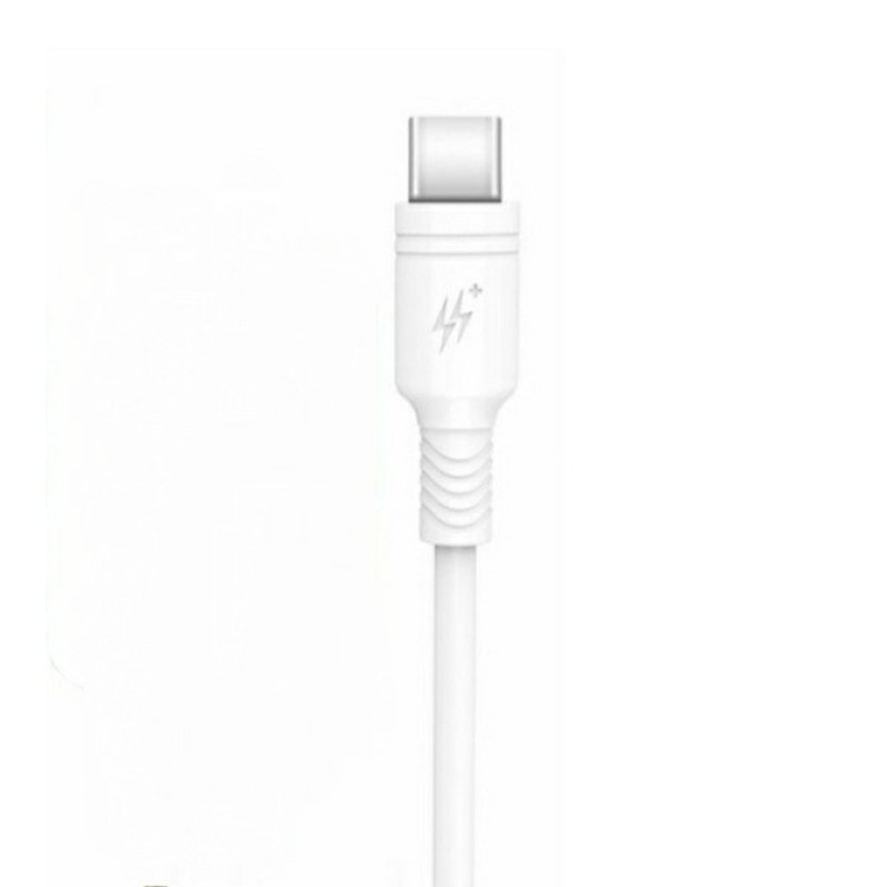 Кабель XO Type-C – USB для смартфонів / Швидка зарядка 3 ампера / 1 метр / Білий