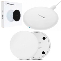 Беспроводное зарядное устройство TOVUS-KS-N5 Быстрая зарядка 5-9 вольт / 10 Ватт / 1.67-2 Ампера  Белый