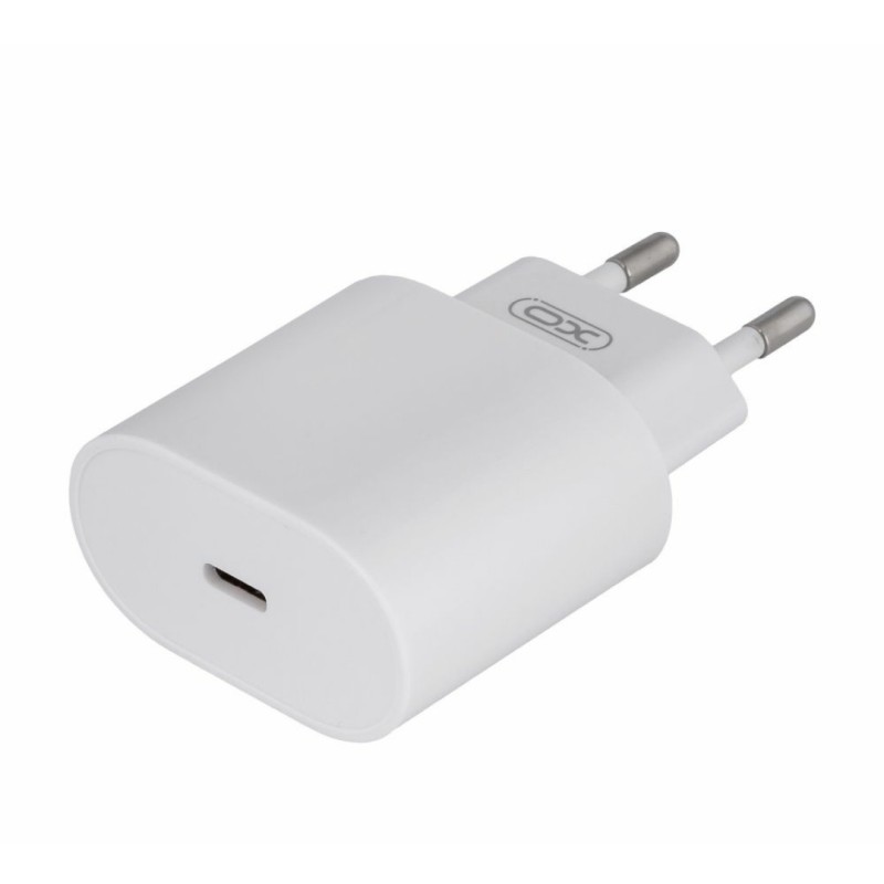 Блок питания XO-L81B с кабелем Type-C - Lightning (Iphone) / Быстрая зарядка Quick Charge 3.0/20W (PD 20W) Бел