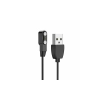 Магнітний фірмовий USB кабель для зарядки смарт-годин Hoco Y3 / Hoco Y4 / 60 см. / Чорний