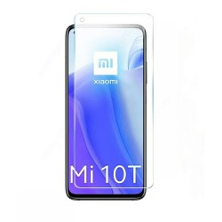 Загартоване захисне скло на Xiaomi Mi 10T 5G / з вирізом під камеру / Прозоре
