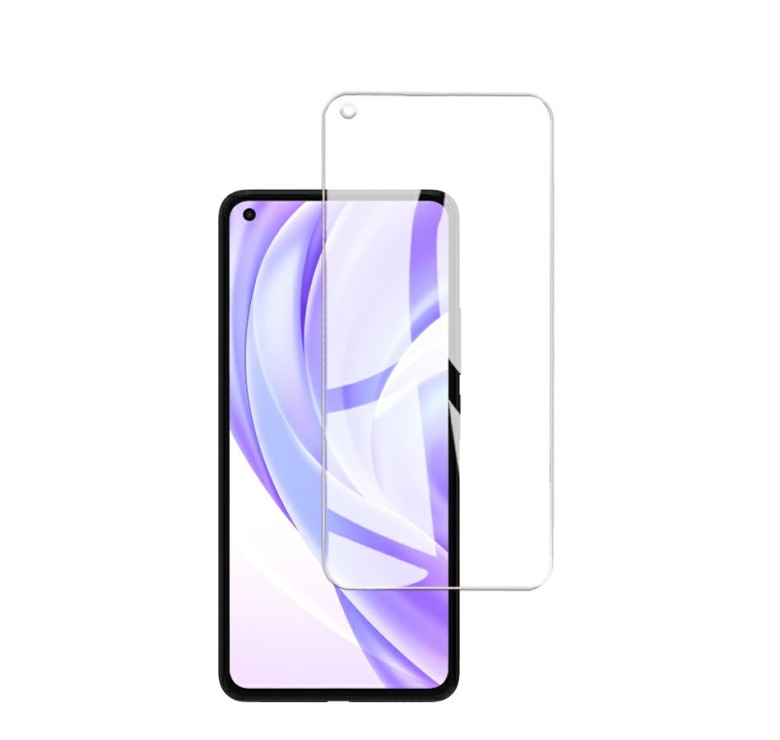 Загартоване захисне скло на Xiaomi Mi 10T 5G / з вирізом під камеру / Прозоре