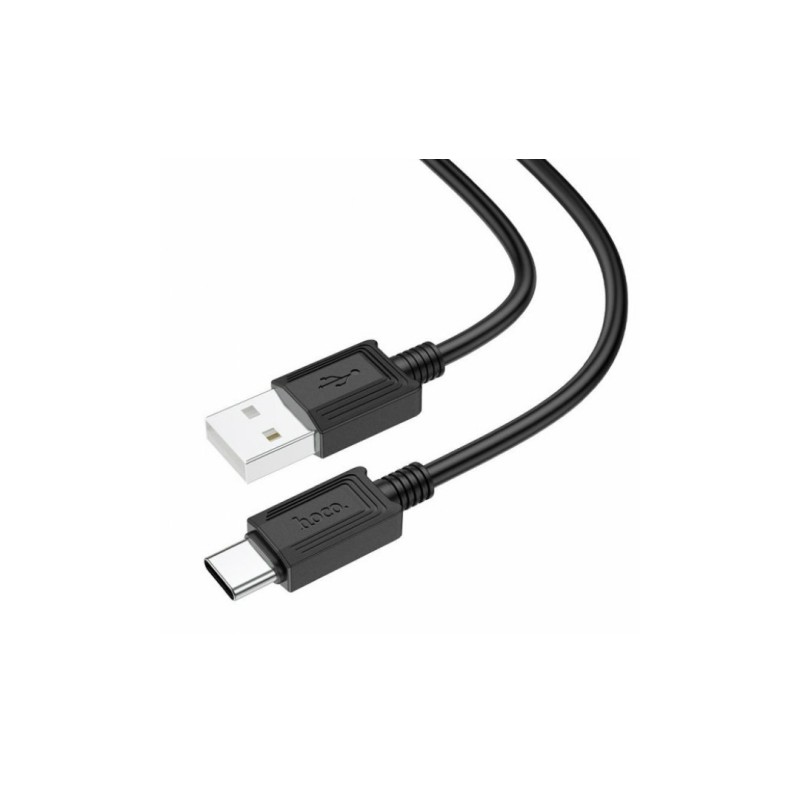 Кабель Hoco. X73 / Type-C - USB для смартфонів / Швидка зарядка 3 ампера / 1 метр / Чорний