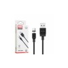 Магнитный Micro USB кабель XO-NB187 / Круглый / 360 Градусов / 100 см. / Черный